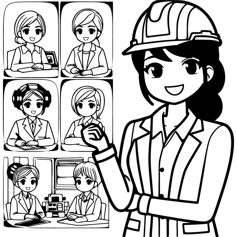 asian woman who is an engineer