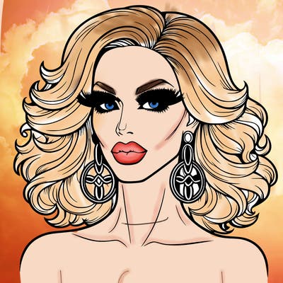 realistic drag queen