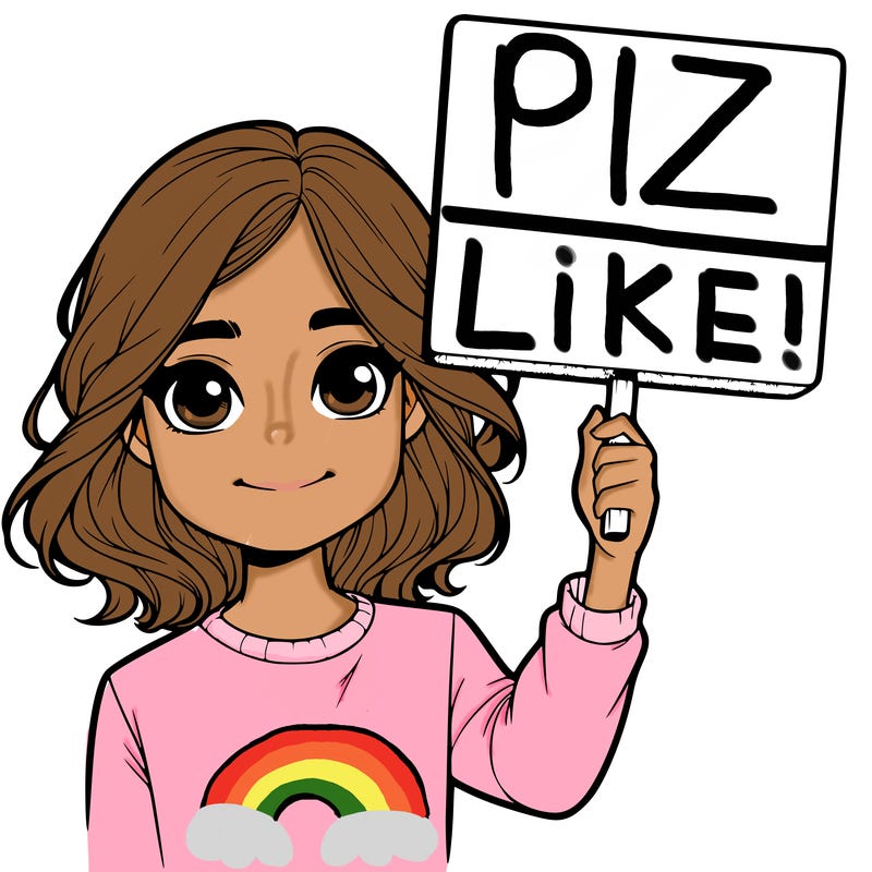 realistic girl holding up a sign