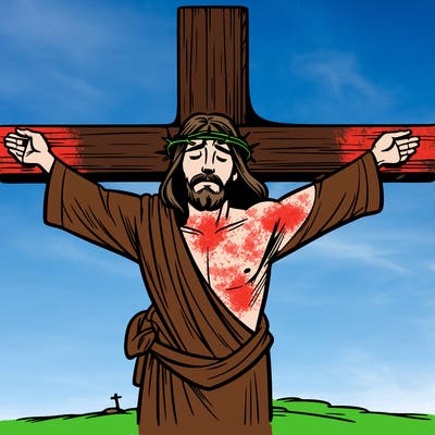 jesus on the cross