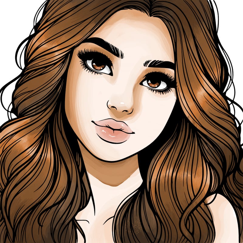 beautiful realistic girl