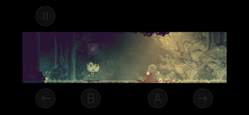 DISTRAINT - Deluxe Edition - Pixel art character Price in a dark forest from DISTRAINT Deluxe Edition