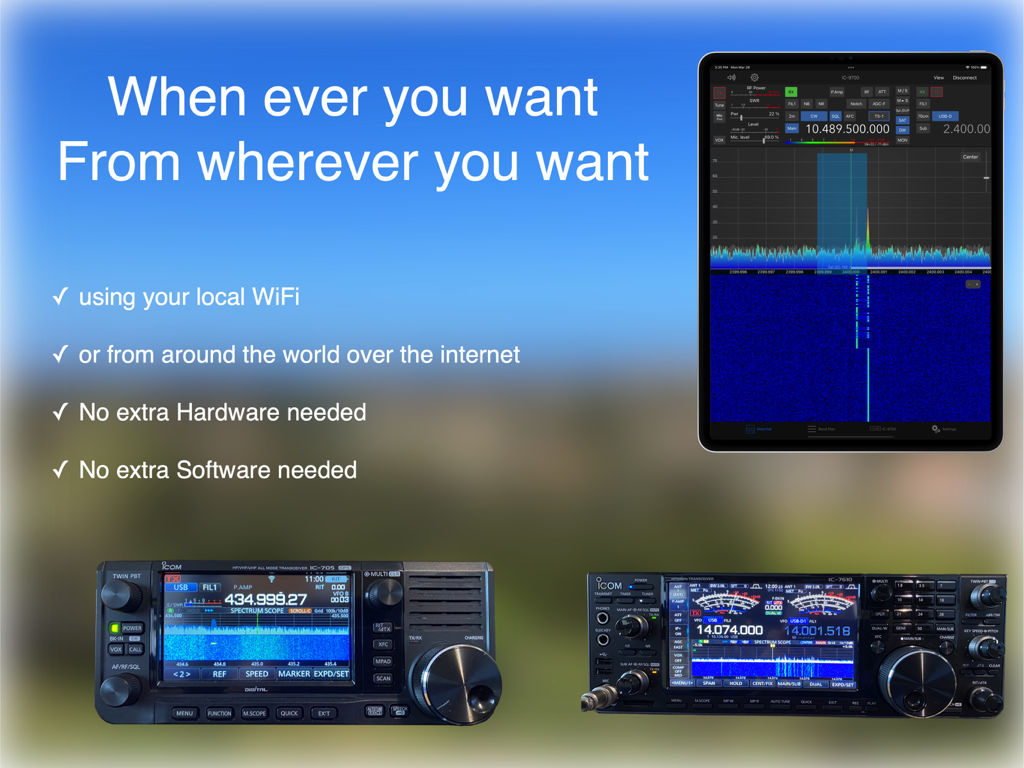 SDR-Control for Icom - Utilities App | MWM