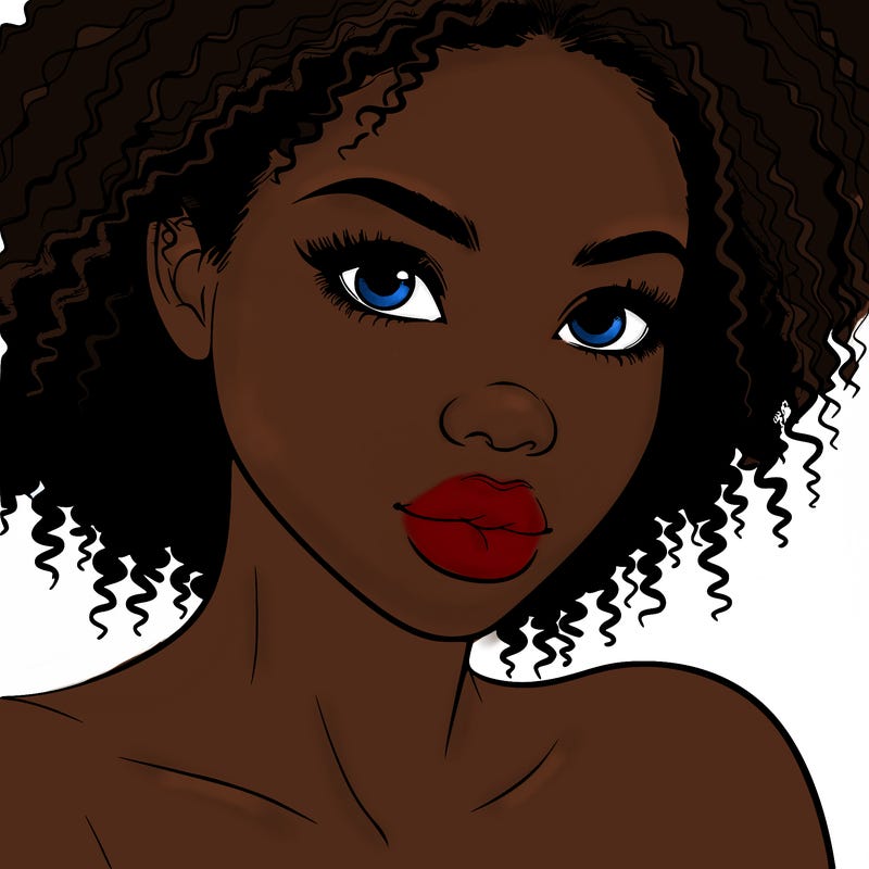 realistic black girl