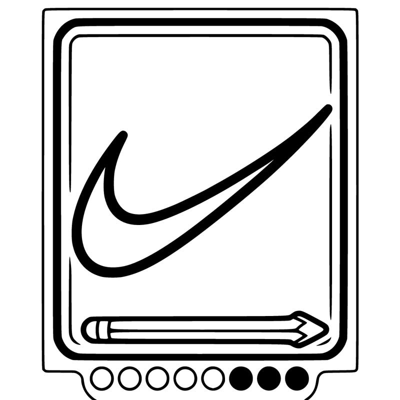 open nike logo