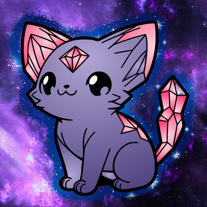 crystal kitten