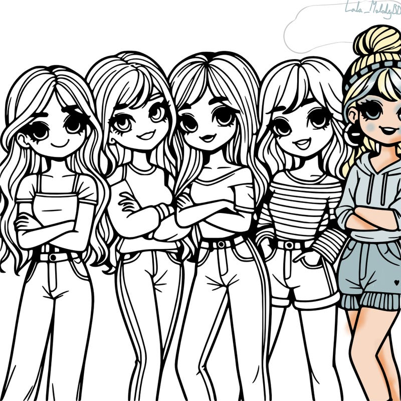 group of girl friends