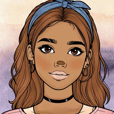 realistic teenage girl