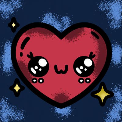 valentines heart, cute and simple