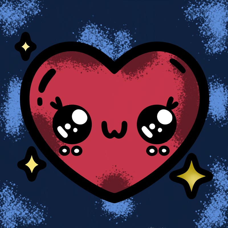 valentines heart, cute and simple