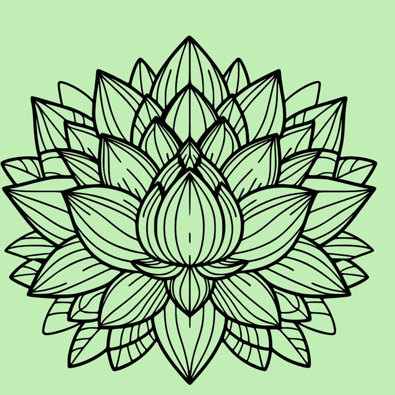 lotus flower mandala