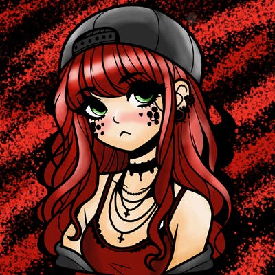 scene girl aesthetic