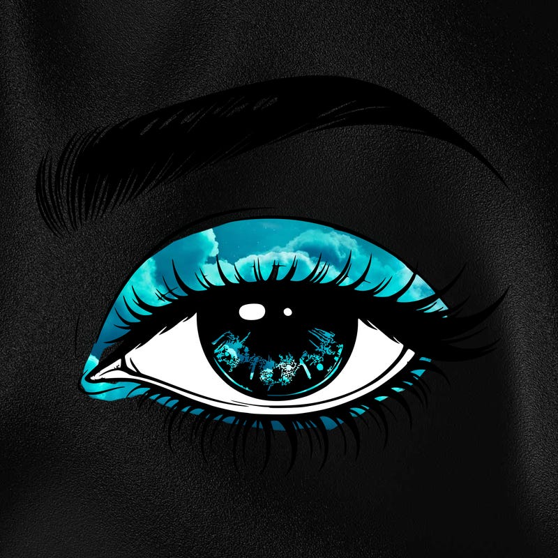 eye closed realistic