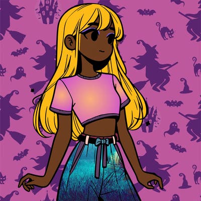 girl in a cute crop top