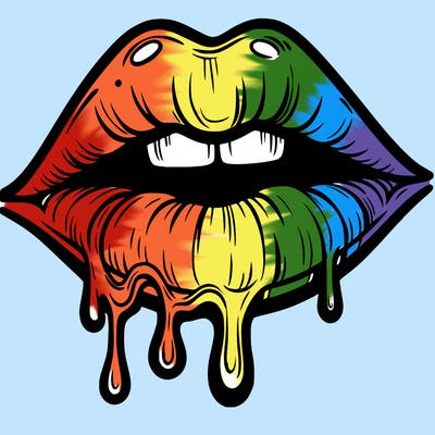 lips that look realistic and drip