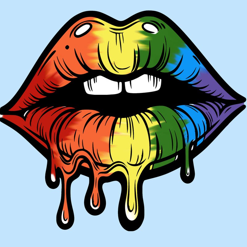 lips that look realistic and drip