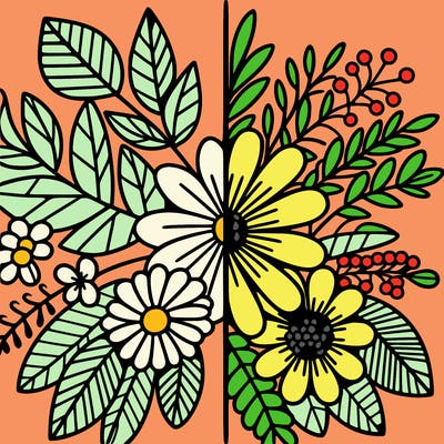 flowers split