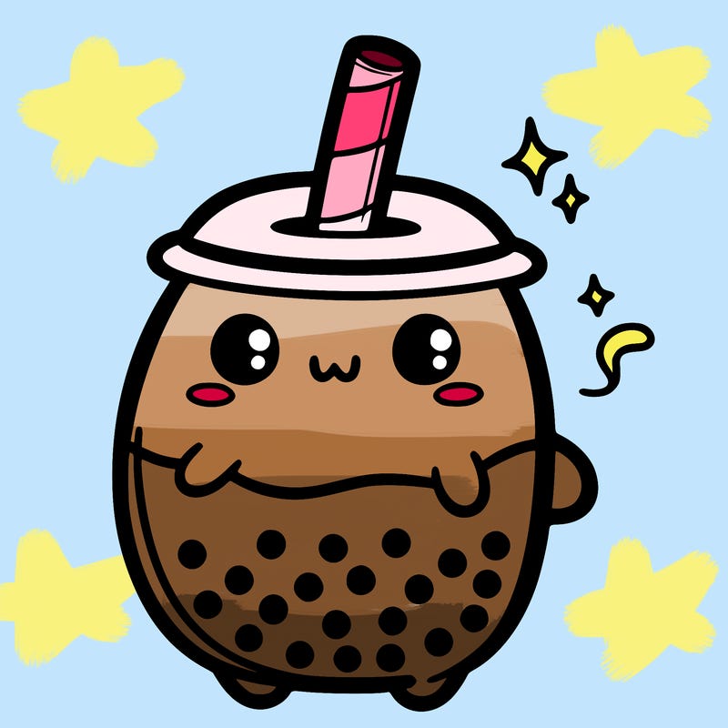 cute boba tea