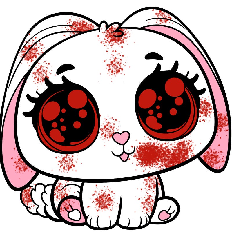 bunny have very very very very big eyes