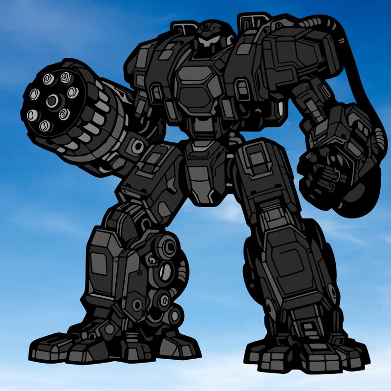 mecha with a huge mechanical arm.