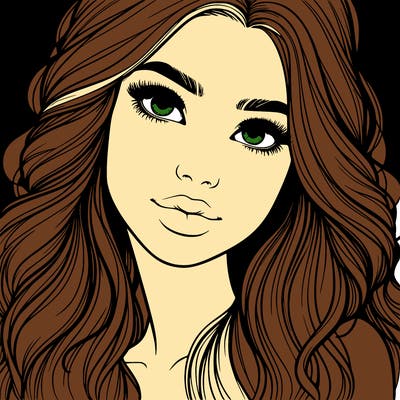 beautiful realistic girl