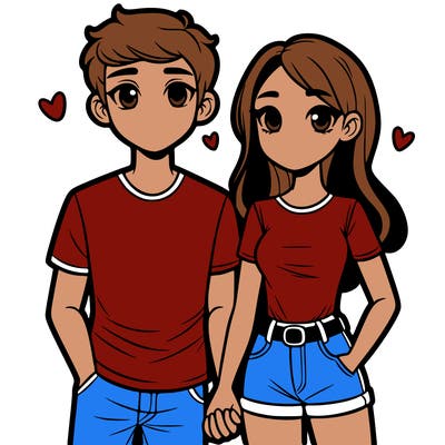 boyfriend and girlfriend