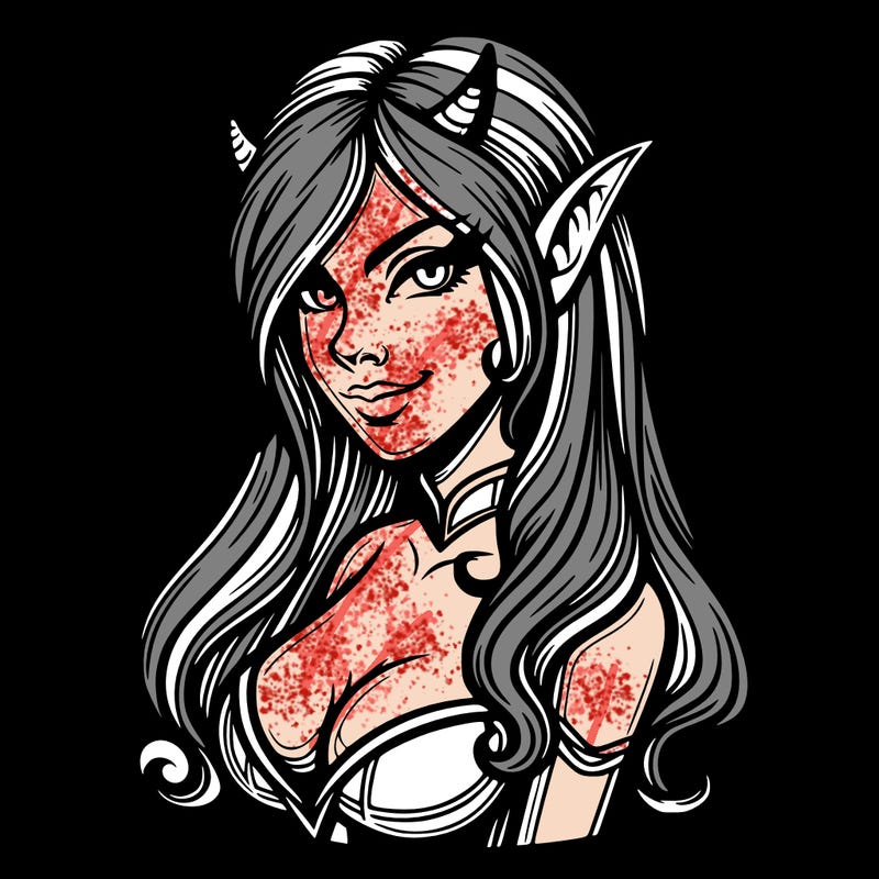 realistic female devil