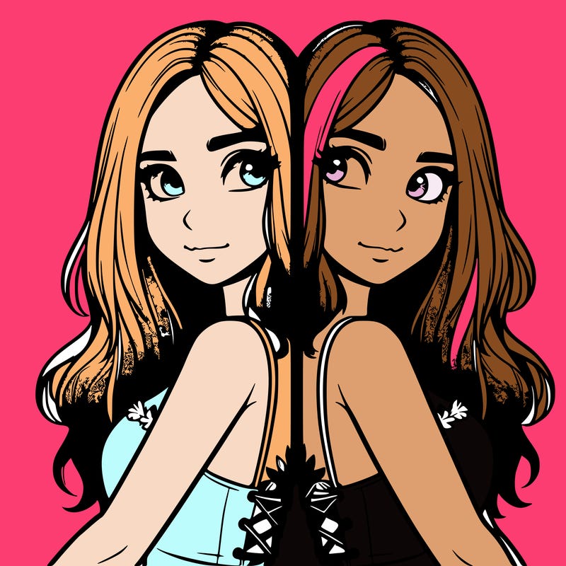 a realistic girl split