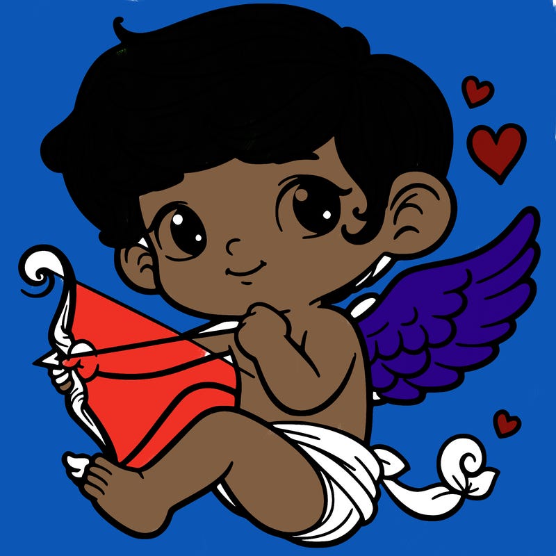 cupid in love