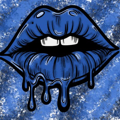 lips that look realistic and drip