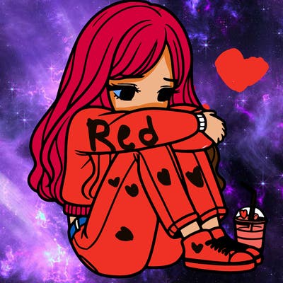 a girl  after a breakup