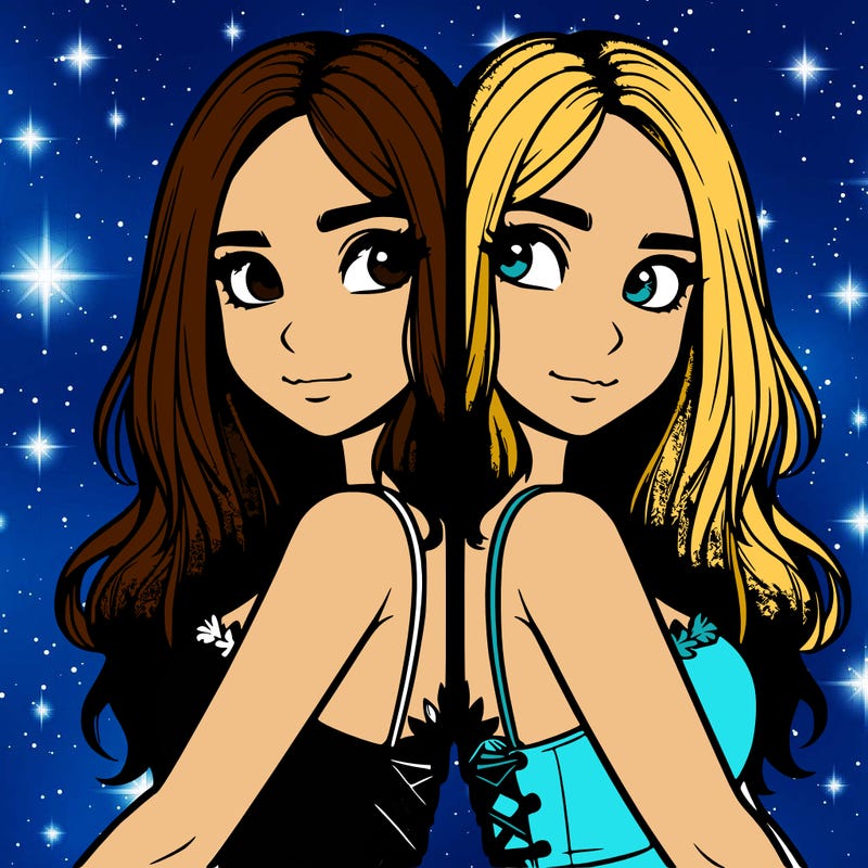 a realistic girl split