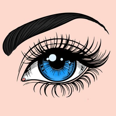 a beautiful eye