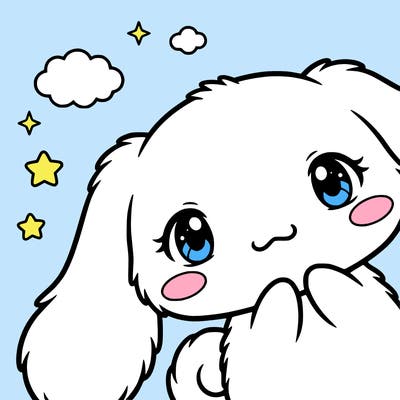 anime cinnamoroll cute fluffy