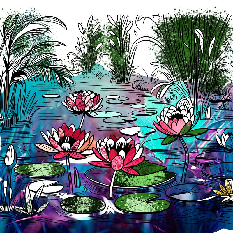monet's water lilies
