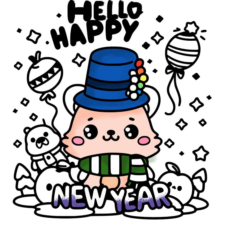 message : happy new year