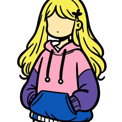 girl in sweatshirt