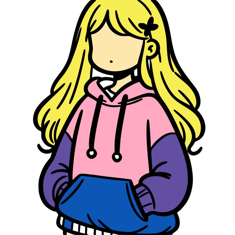 girl in sweatshirt
