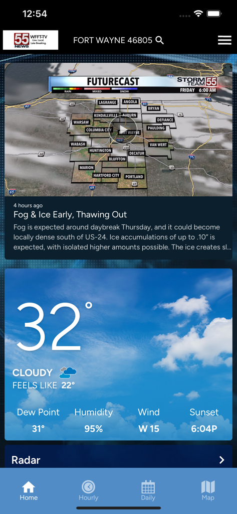 FOX 55 Severe Weather Center - Weather App | MWM