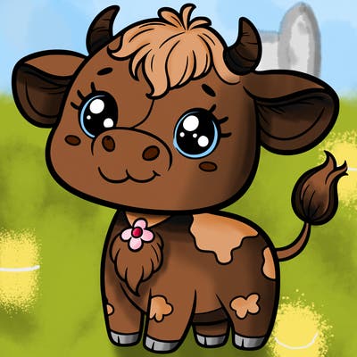 cute cow