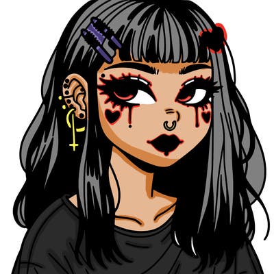 aesthetic grunge alt girl