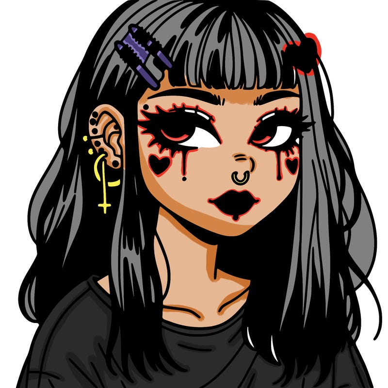 aesthetic grunge alt girl