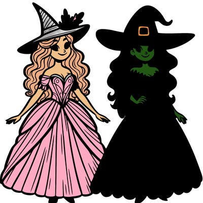 glinda and alphiba