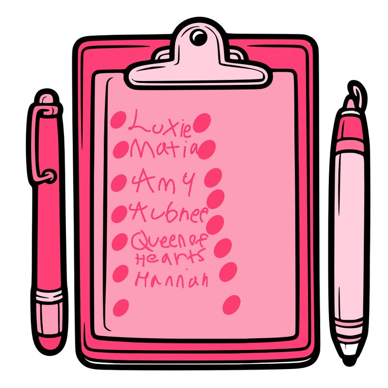 blank clip board with pen