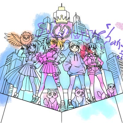 k-pop princess rebel girl power time