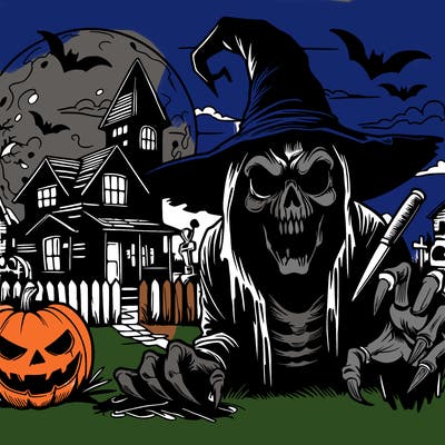 scary halloween realistic