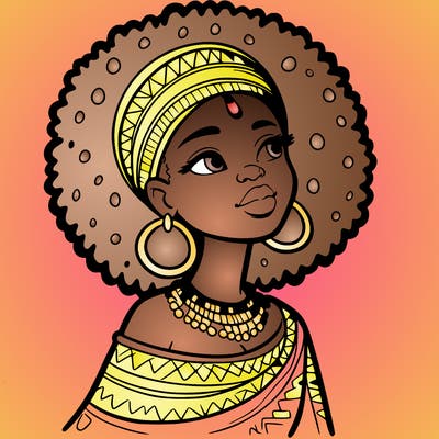 african woman