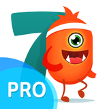7 minute workouts with lazy monster PRO: daily fitness for kids and women - App Icon