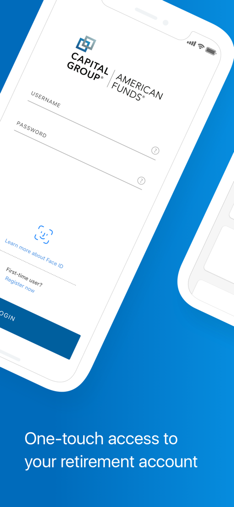 Capital Group PlanPremier401k - Secure login screen for the Capital Group PlanPremier401k retirement app