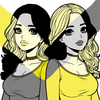 realistic twin sisters